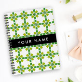 Bladpatroon, Groene bladeren, Jouw naam Planner