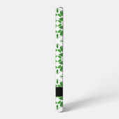 Bladpatroon, Groene bladeren, Jouw naam Samsung Galaxy Hoesje (Linkerkant)