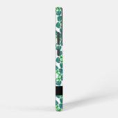 Bladpatroon, Groene bladeren, Jouw naam Samsung Galaxy Hoesje (Rechterkant)