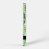 Bladpatroon, Groene bladeren, Jouw naam Samsung Galaxy Hoesje (Rechterkant)