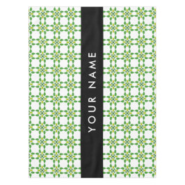 Bladpatroon, Groene bladeren, Jouw naam Tafelkleed