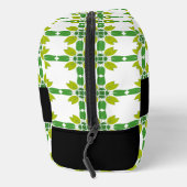 Bladpatroon, Groene bladeren, Jouw naam Toilettasje (Rechts)