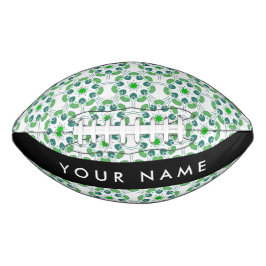 Bladpatroon, Groene Bladeren, Uw Naam American Football