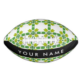 Bladpatroon, Groene Bladeren, Uw Naam American Football