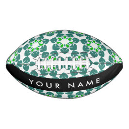 Bladpatroon, Groene Bladeren, Uw Naam American Football
