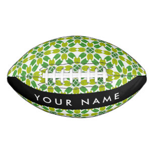 Bladpatroon, Groene Bladeren, Uw Naam American Football
