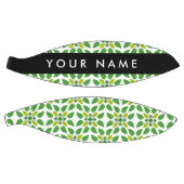 Bladpatroon, Groene Bladeren, Uw Naam Basketbal (Panelen)