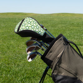 Bladpatroon, Groene Bladeren, Uw Naam Golfheadcover