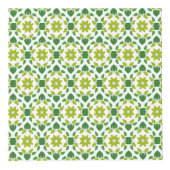 Bladpatroon, Groene Bladeren, Uw Naam Kubus (Voorkant)