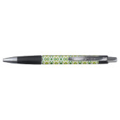 Bladpatroon, Groene Bladeren, Uw Naam Pen (Achterkant)