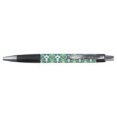 Bladpatroon, Groene Bladeren, Uw Naam Pen (Achterkant)
