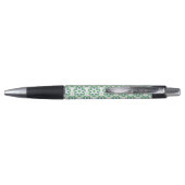 Bladpatroon, Groene Bladeren, Uw Naam Pen (Achterkant)