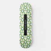 Bladpatroon, Groene Bladeren, Uw Naam Persoonlijk Skateboard (Voorkant)