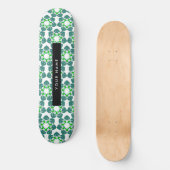 Bladpatroon, Groene Bladeren, Uw Naam Persoonlijk Skateboard (Voorkant)