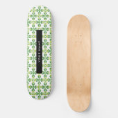 Bladpatroon, Groene Bladeren, Uw Naam Persoonlijk Skateboard (Voorkant)