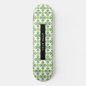 Bladpatroon, Groene Bladeren, Uw Naam Persoonlijk Skateboard (Voorkant)