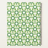 Bladpatroon, Groene Bladeren, Uw Naam Planner (Achterkant)