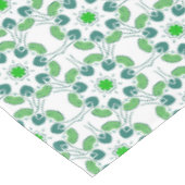 Bladpatroon, Groene Bladeren, Uw Naam Tafelkleed (Gekanteld)