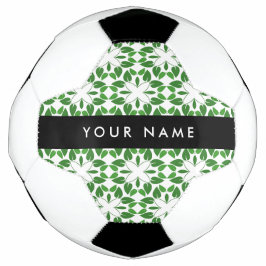 Bladpatroon, Groene Bladeren, Uw Naam Voetbal