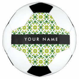 Bladpatroon, Groene Bladeren, Uw Naam Voetbal