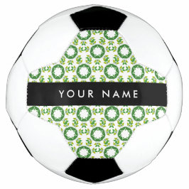 Bladpatroon, Groene Bladeren, Uw Naam Voetbal