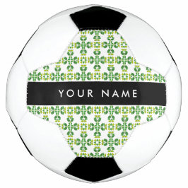 Bladpatroon, Groene Bladeren, Uw Naam Voetbal