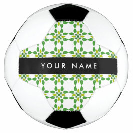 Bladpatroon, Groene Bladeren, Uw Naam Voetbal