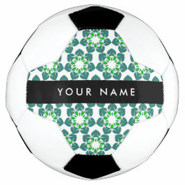 Bladpatroon, Groene Bladeren, Uw Naam Voetbal