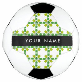 Bladpatroon, Groene Bladeren, Uw Naam Voetbal