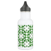 Bladpatroon, Groene Bladeren, Uw Naam Waterfles (Links)