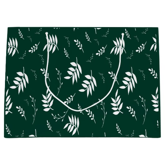 bladpatroon groot cadeauzakje (Voorkant)