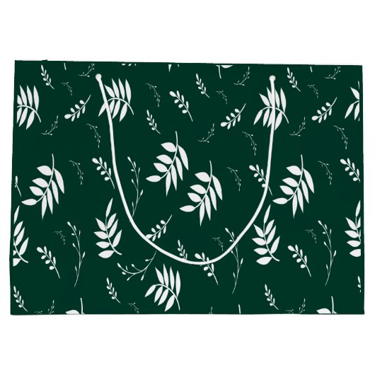 bladpatroon groot cadeauzakje (Achterkant)