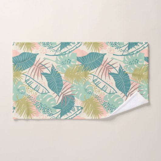 Bladpatroon handdoek set (Handdoek)