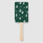 bladpatroon handwaaier (Achterkant)