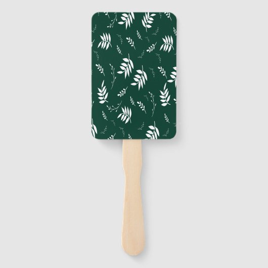 bladpatroon handwaaier (Achterkant)