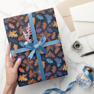 Bladpatroon Herfstseizoen Herfst Natuur Cadeaupapier
