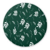 bladpatroon keramische knop (Voorkant)