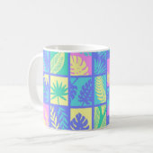 Bladpatroon Koffiemok (Voorkant links)