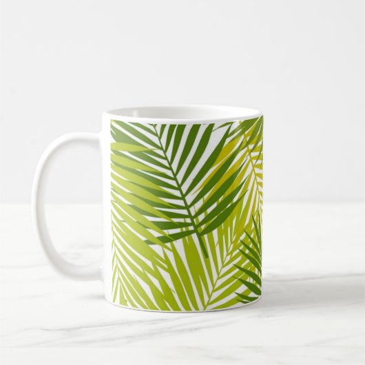 Bladpatroon Koffiemok (Links)
