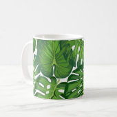 Bladpatroon Koffiemok (Voorkant links)