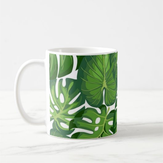 Bladpatroon Koffiemok (Links)
