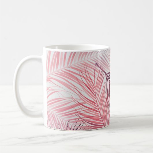 Bladpatroon Koffiemok (Links)