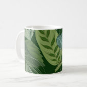 Bladpatroon Koffiemok (Voorkant links)