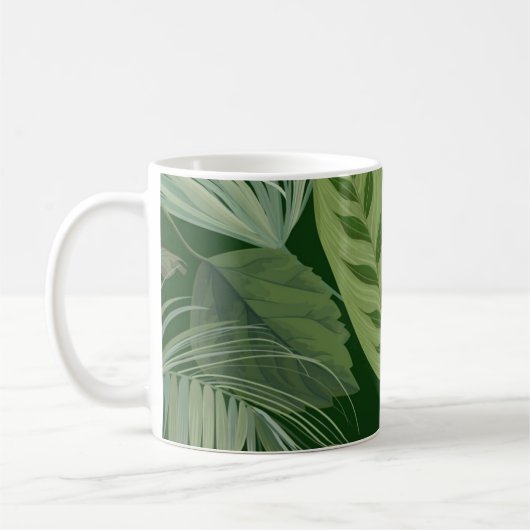 Bladpatroon Koffiemok (Links)