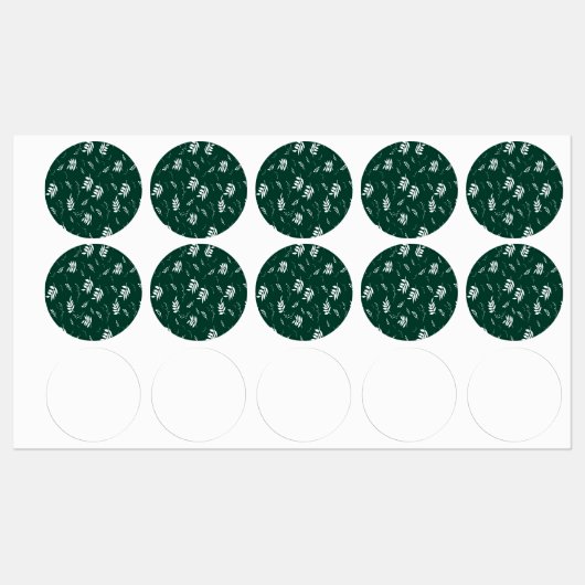 bladpatroon labels (Vel)