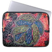 Bladpatroon Laptop Sleeve (Voorkant)
