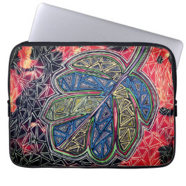 Bladpatroon Laptop Sleeve