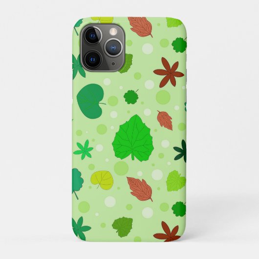 Bladpatroon met diverse vormen en kleuren Case-Mate iPhone case (Achterkant)