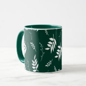 bladpatroon mok (Voorkant links)