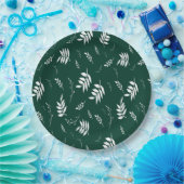 bladpatroon papieren bordje (Feest)